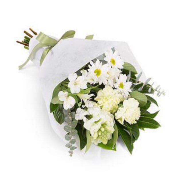white elegance bouquet – seasonal fresh blooms