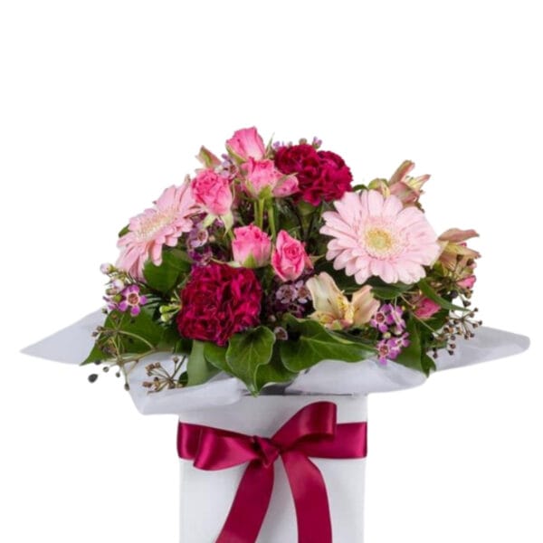 pink & burgundy bliss arrangement