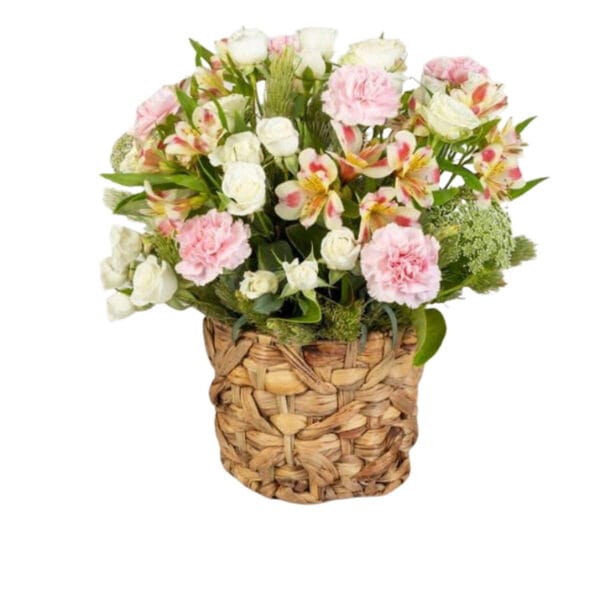 blushing elegance basket