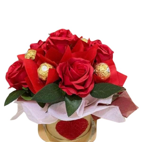 red roses and chocolates
