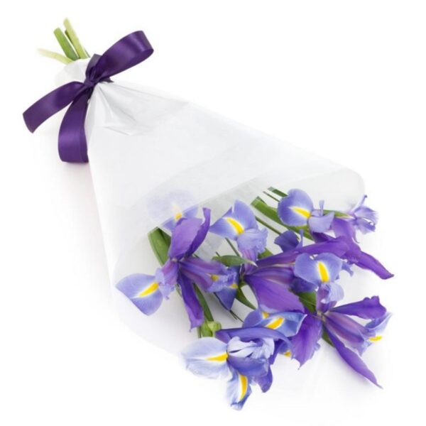 purple iris bouquet – elegant seasonal blooms