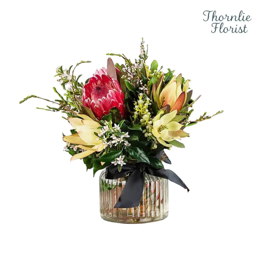 florist choice natives in jar